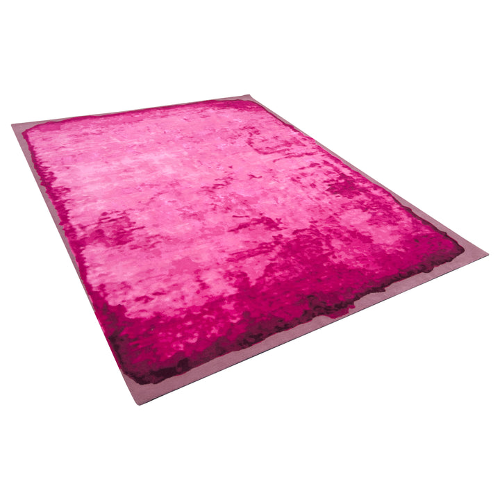 Contemporary Tibetan Wool Rug Pink / 8x10