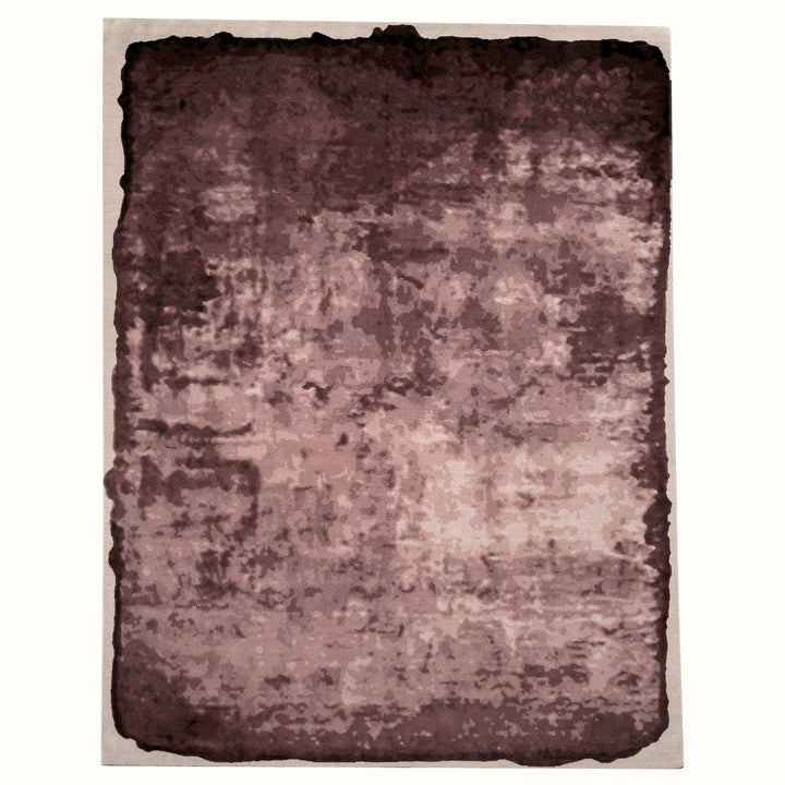 Contemporary Tibetan Wool Rug Plum / 8x10