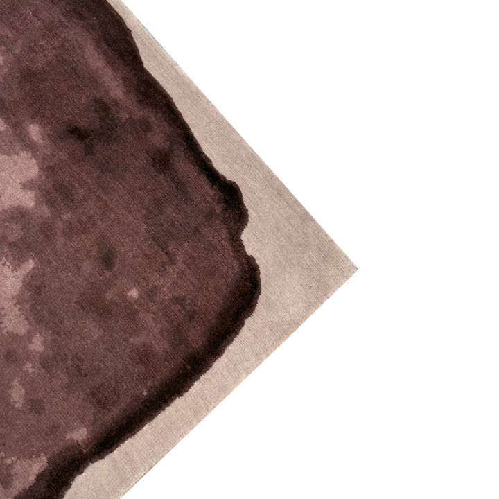 Contemporary Tibetan Wool Rug Plum / 8x10