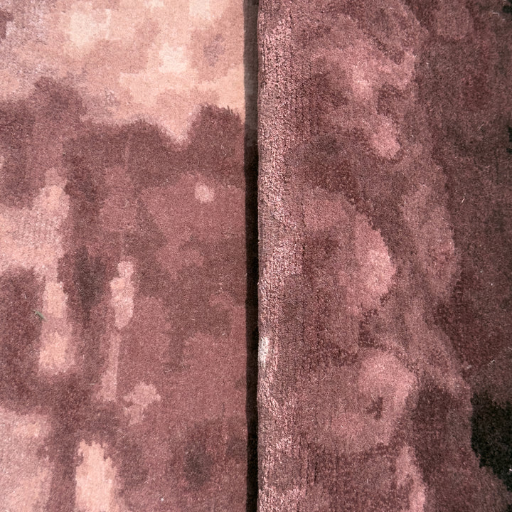Contemporary Tibetan Wool Rug Plum / 8x10