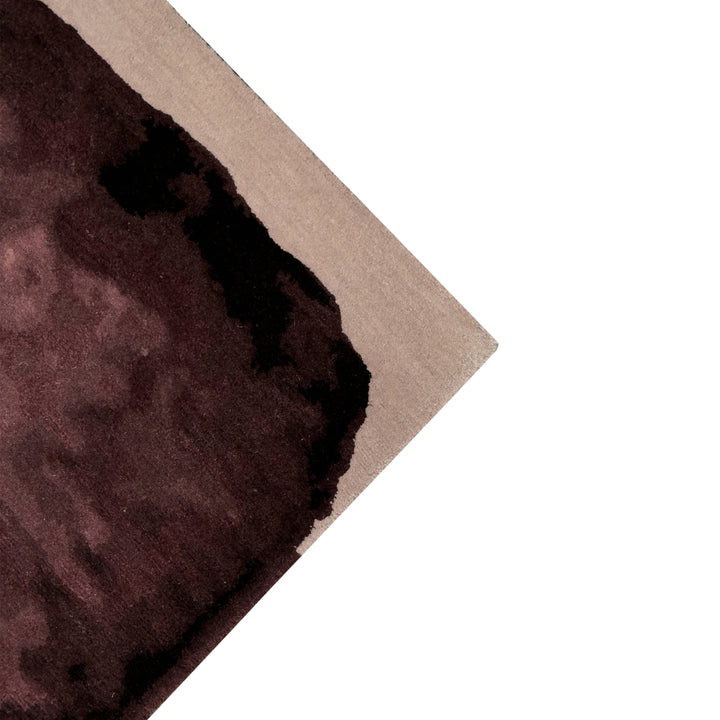Contemporary Tibetan Wool Rug Plum / 8x10