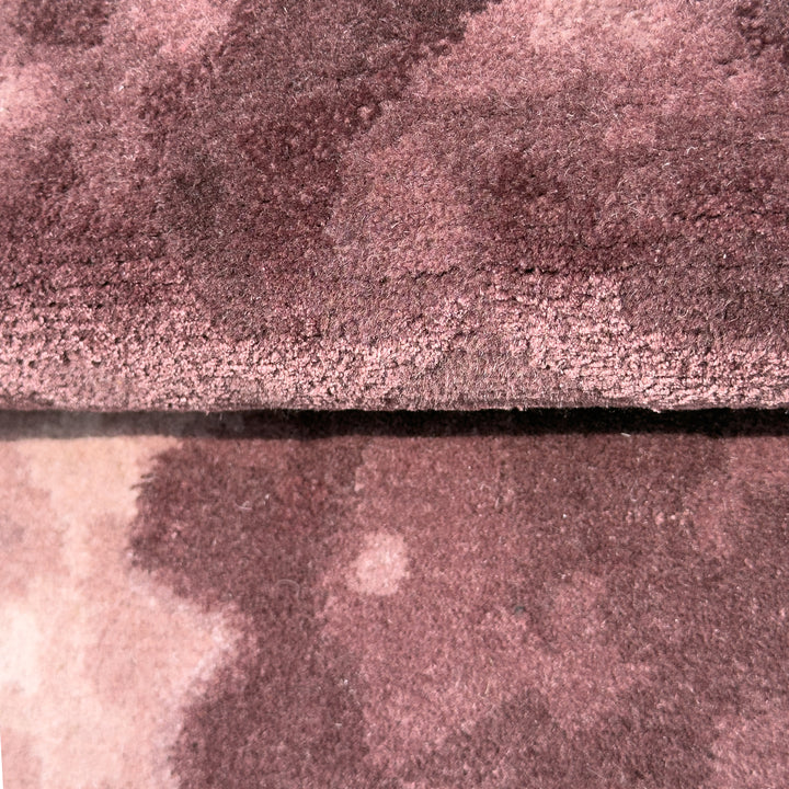 Contemporary Tibetan Wool Rug Plum / 8x10