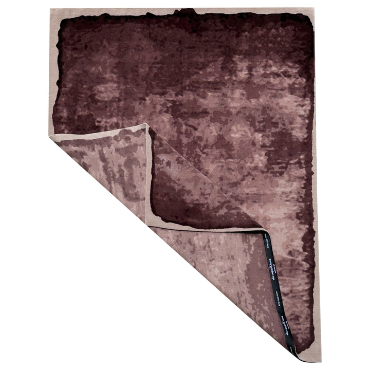 Contemporary Tibetan Wool Rug Plum / 8x10
