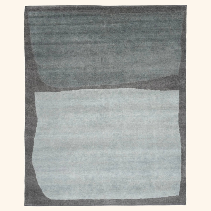 Abstract Contemporary Wool Rug