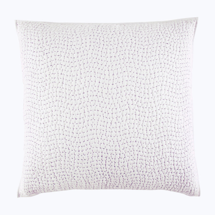 Hand Stitched Sham Lavender / Euro