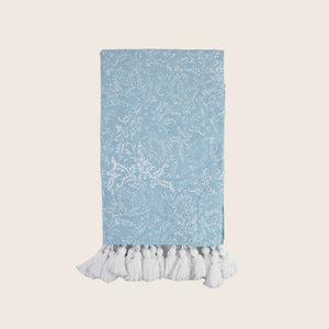 Avni Light Indigo Shower Curtain