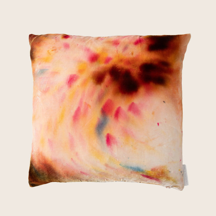 Hanabi Silk Velvet Pillow Fire