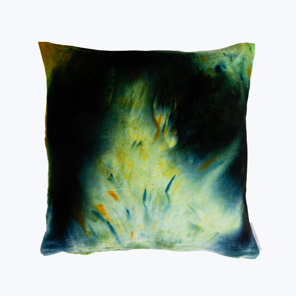 Hanabi Silk Velvet Pillow Earth
