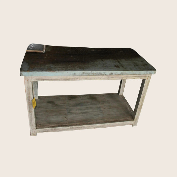 Vintage Pink-Distressed Console Table