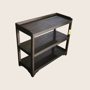 Vintage Wooden 3-Tier Shelf Brown