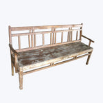 Vintage Distressed Antique Bench