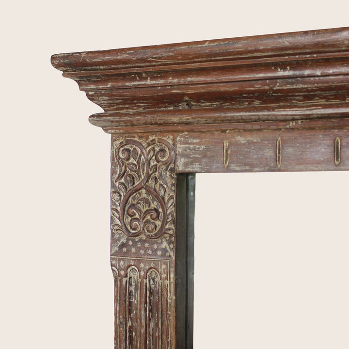 Vintage Ornate Wood Mirror