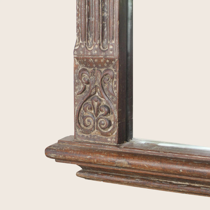 Vintage Ornate Wood Mirror