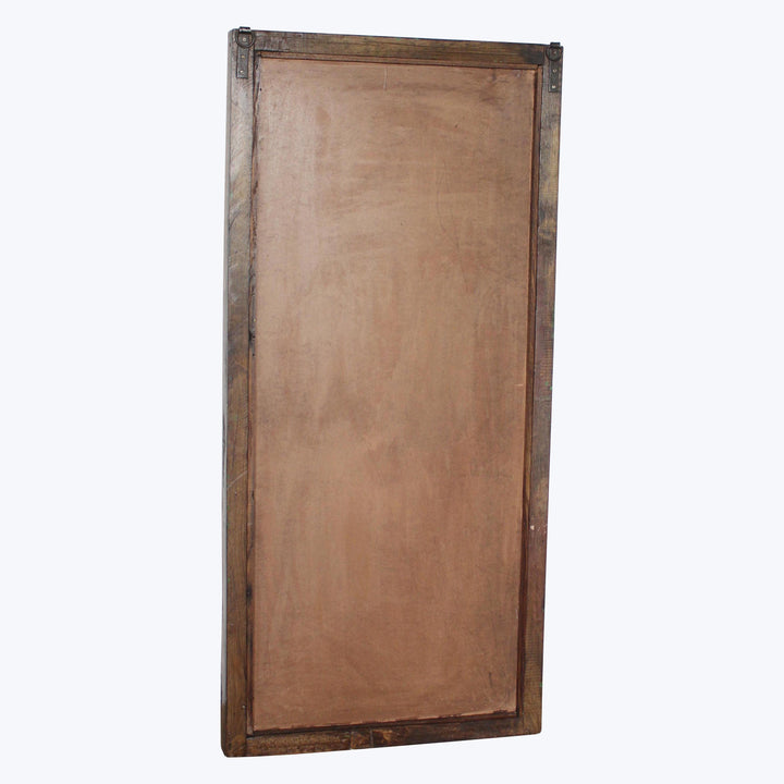 Vintage Green-Painted Mirror