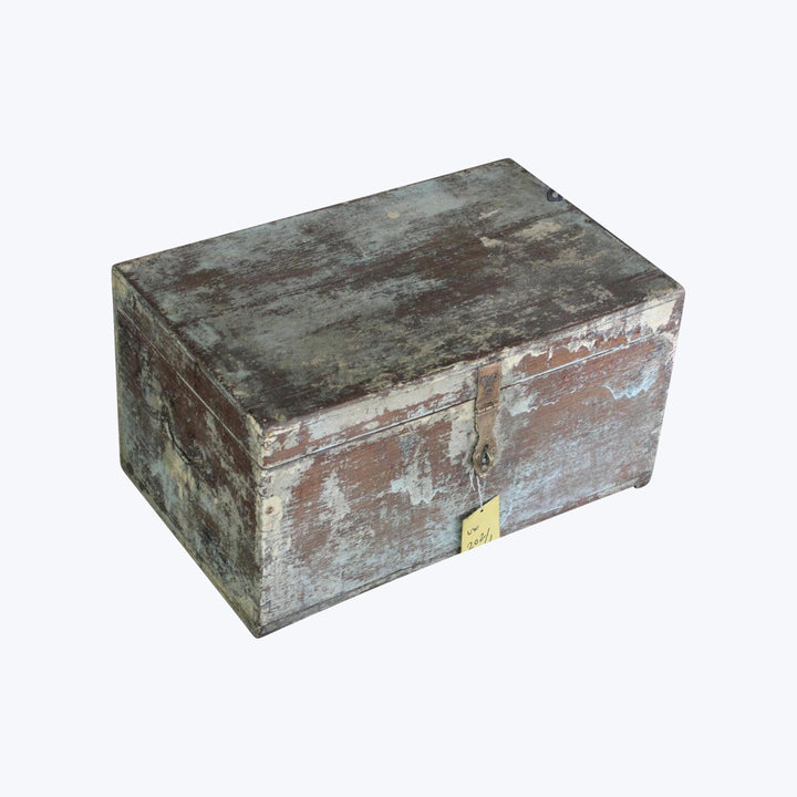 Vintage Distressed Wooden Chest