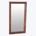 Vintage Pink-Painted Mirror