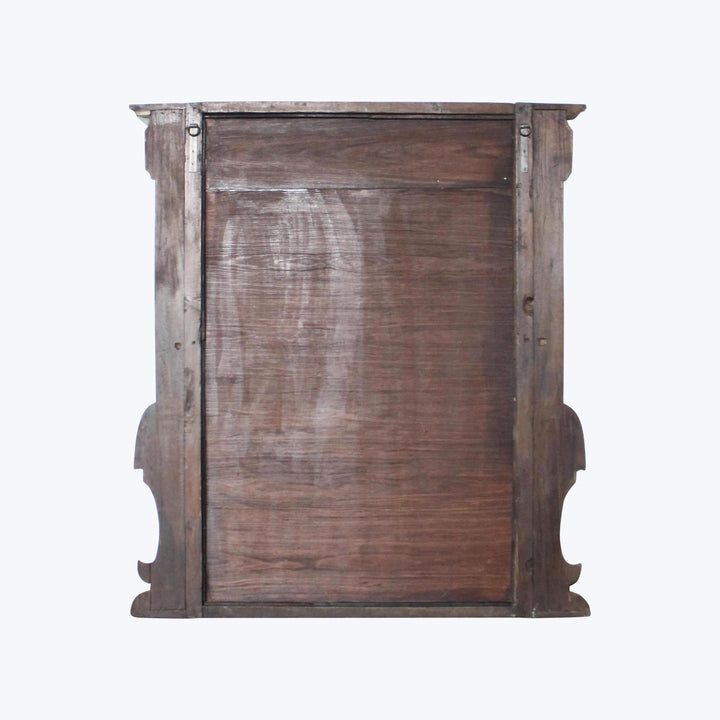 Vintage Green-Painted Mirror