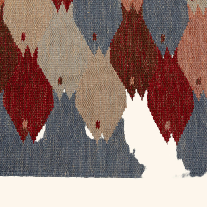 Swedish Inspired Kilim Wool Rug - 6'2" x 9'6"