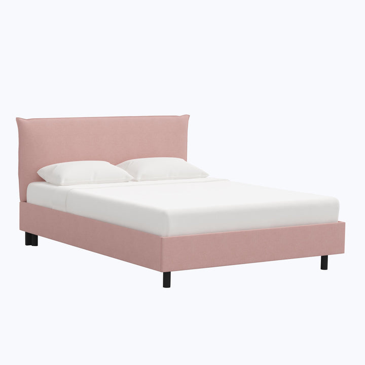 Willow Platform Bed Twin / Linen Blush