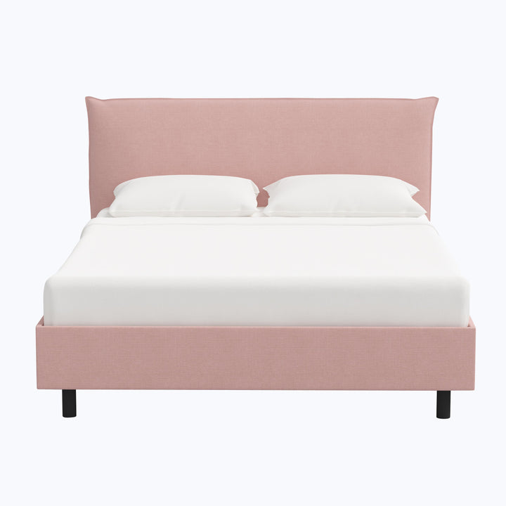 Willow Platform Bed Twin / Linen Blush