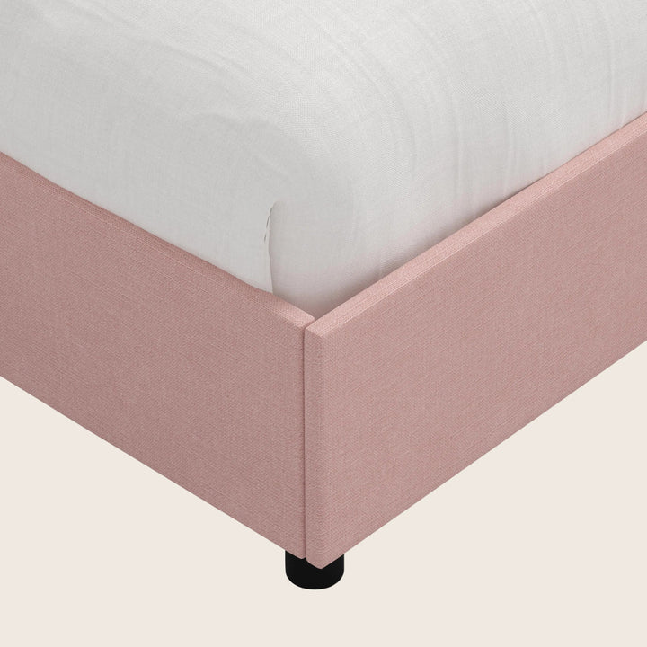 Willow Platform Bed Twin / Linen Blush