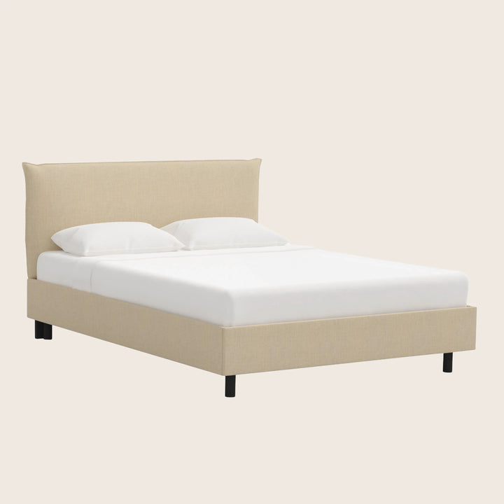 Willow Platform Bed Twin / Linen Natural