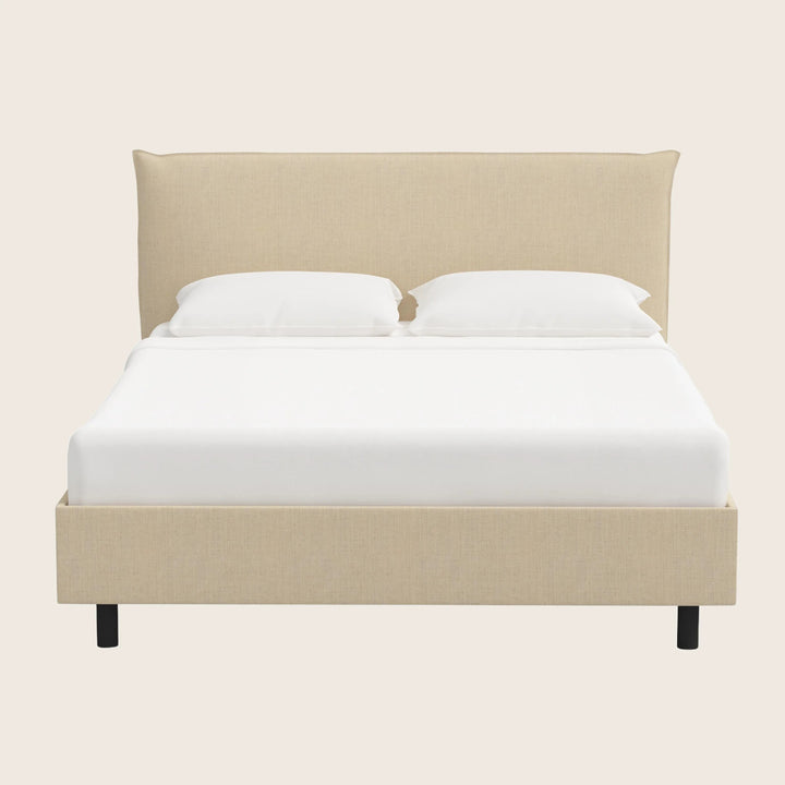 Willow Platform Bed Twin / Linen Natural