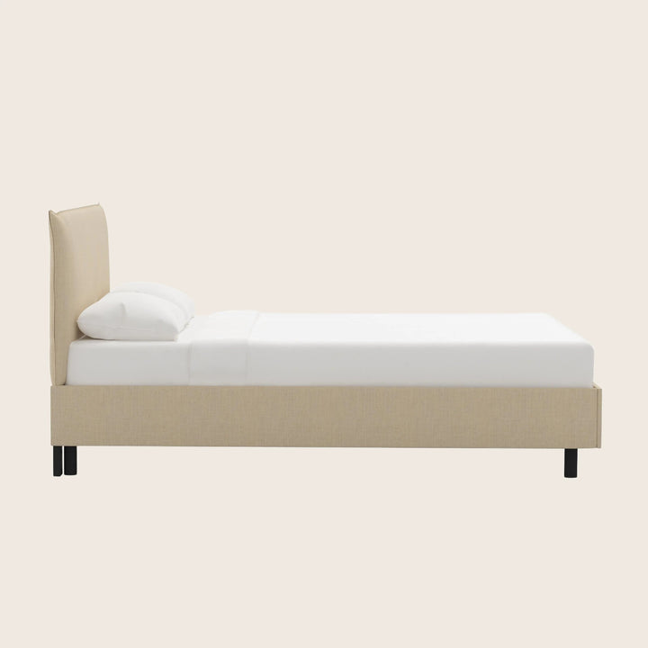 Willow Platform Bed Twin / Linen Natural