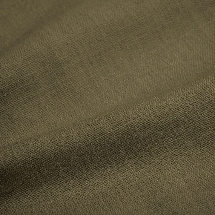 Willow Platform Bed Twin / Linen Olive