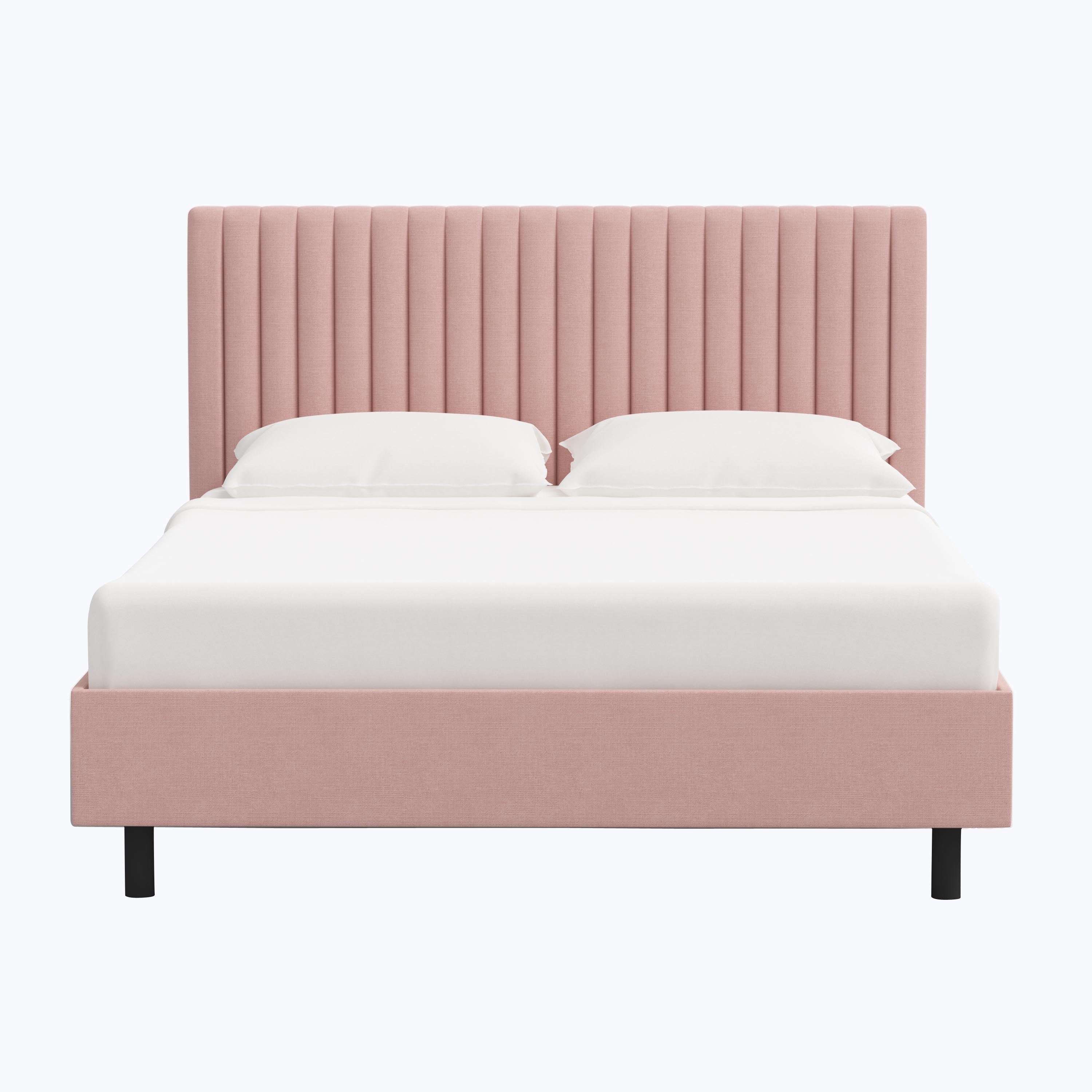 Minetta Platform Bed Twin / Linen Blush