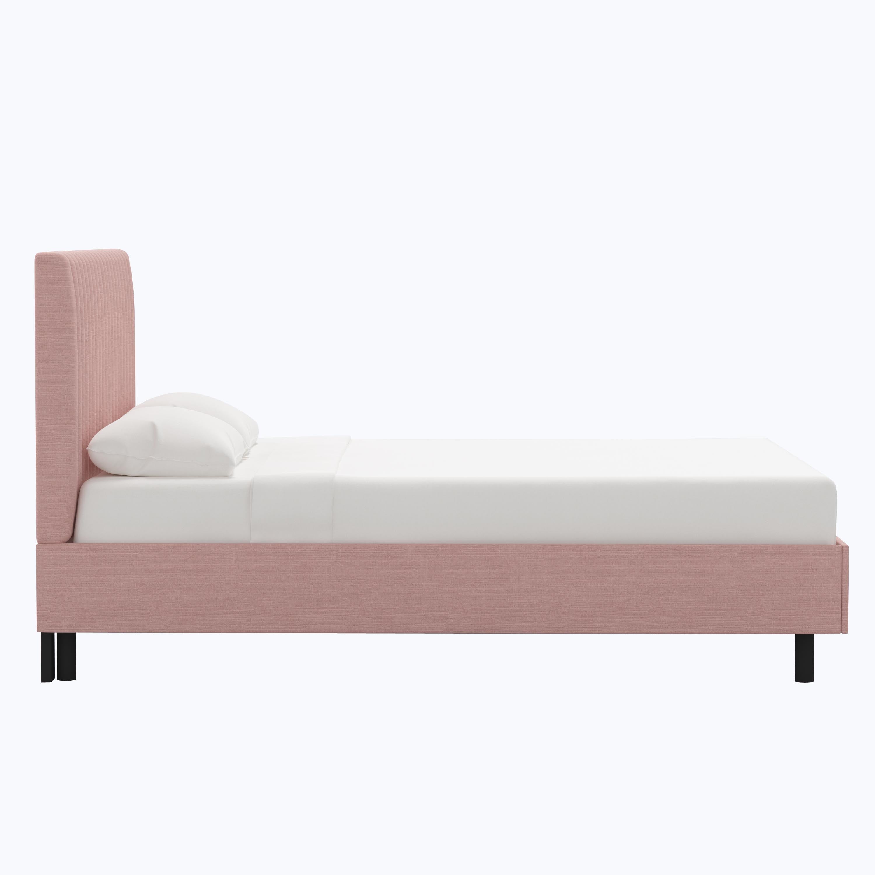 Minetta Platform Bed Twin / Linen Blush