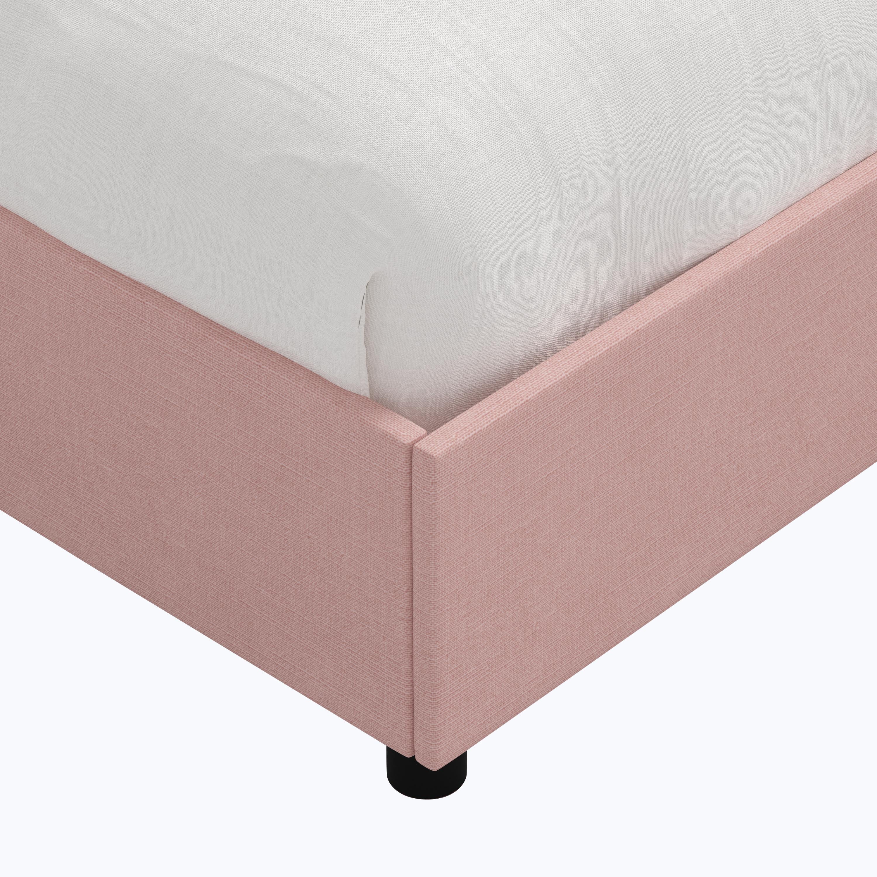 Minetta Platform Bed Twin / Linen Blush