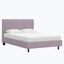 Minetta Platform Bed Twin / Linen Lilac