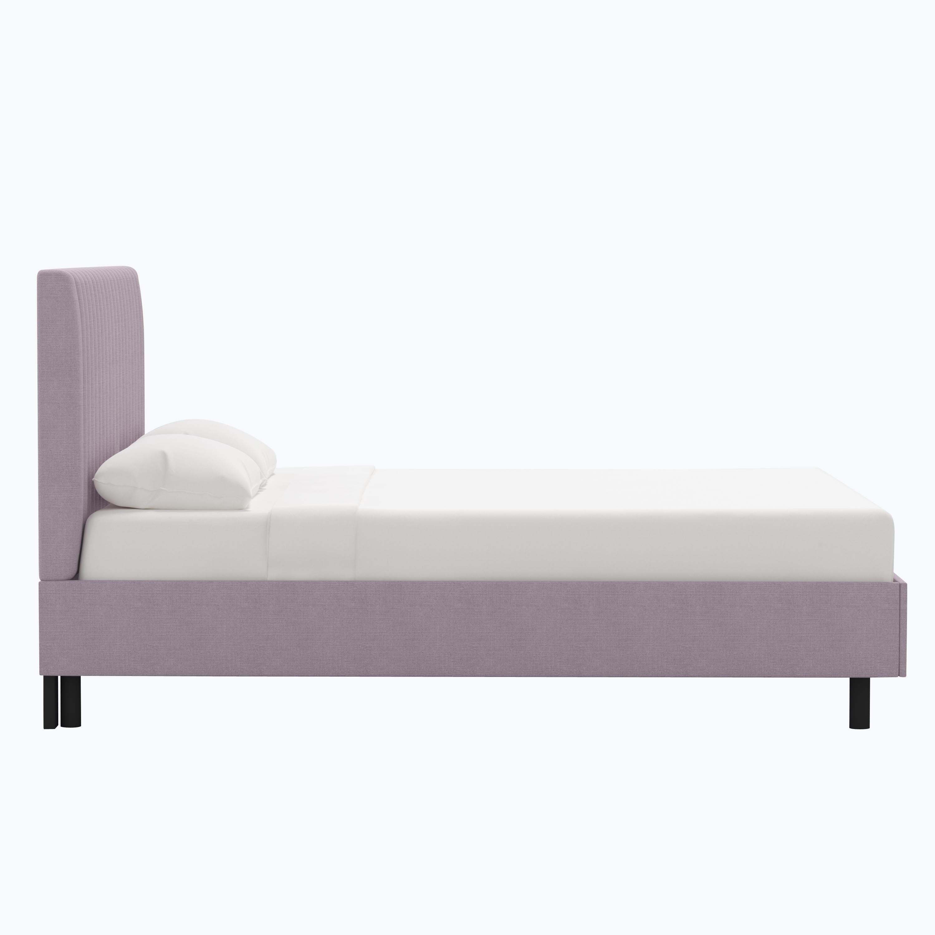 Minetta Platform Bed Twin / Linen Lilac