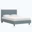 Minetta Platform Bed Twin / Linen Seaglass