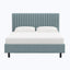 Minetta Platform Bed Twin / Linen Seaglass