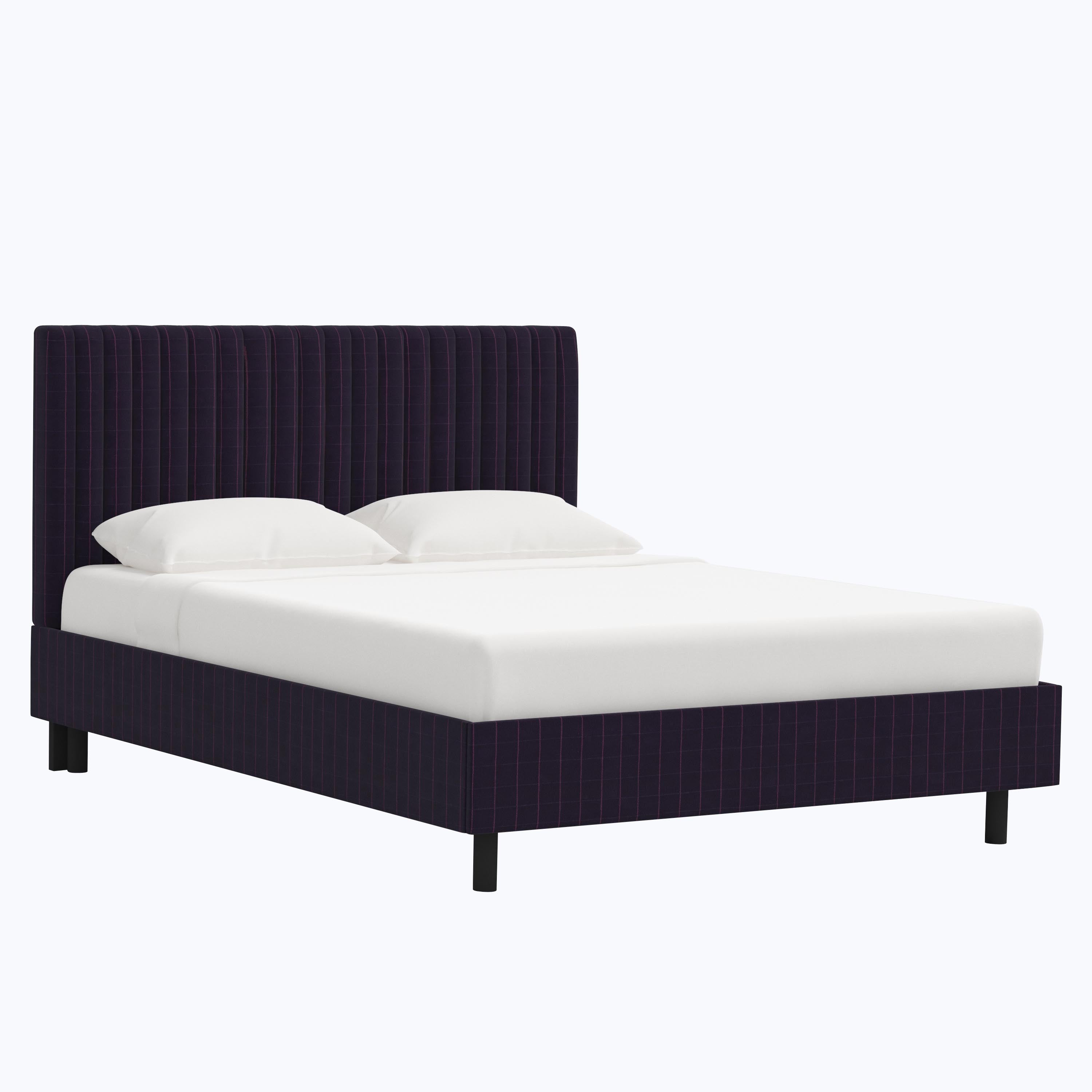 Minetta Platform Bed Twin / Checker Night