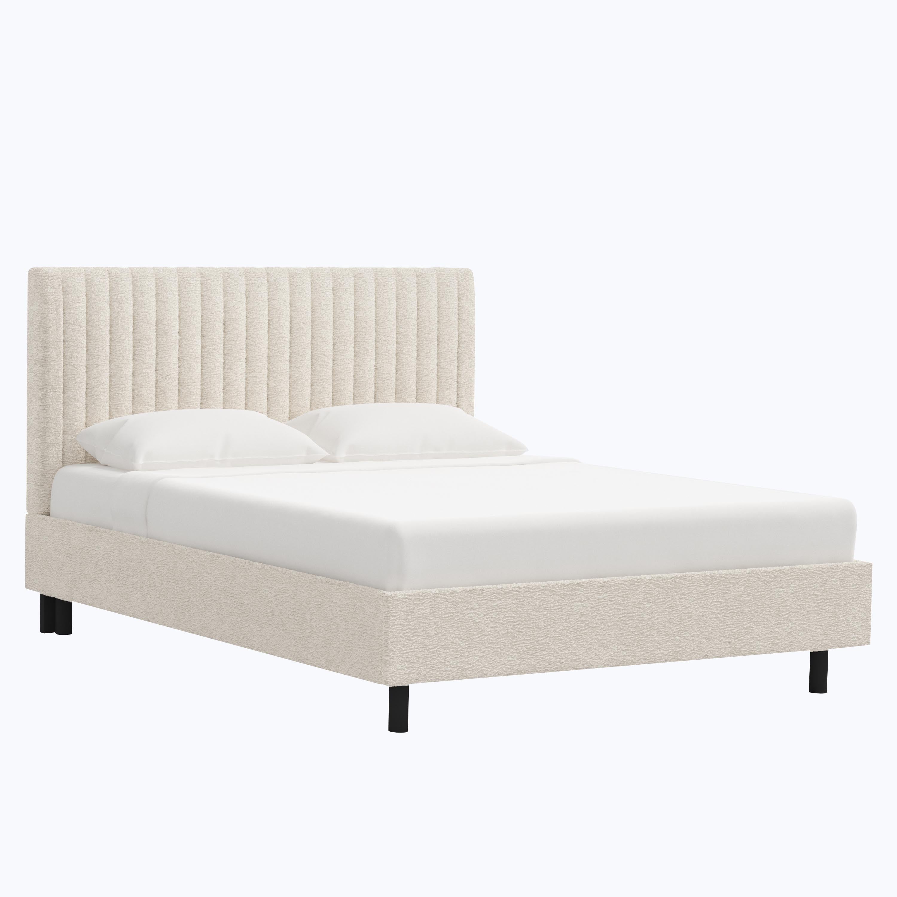 Minetta Platform Bed Twin / Sherpa Natural