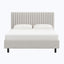 Minetta Platform Bed Twin / Velvet Light Grey