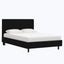 Minetta Platform Bed Twin / Zuma Linen Black