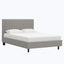 Minetta Platform Bed Twin / Zuma Linen Feather