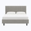 Minetta Platform Bed Twin / Zuma Linen Feather