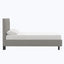 Minetta Platform Bed Twin / Zuma Linen Feather