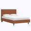 Minetta Platform Bed Twin / Zuma Linen Terracotta