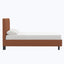 Minetta Platform Bed Twin / Zuma Linen Terracotta