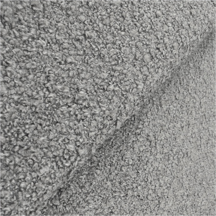 Willow Platform Bed Twin / Boucle Grey
