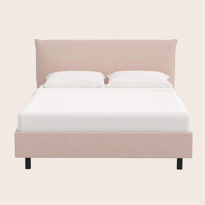 Willow Platform Bed Twin / Velvet Blush
