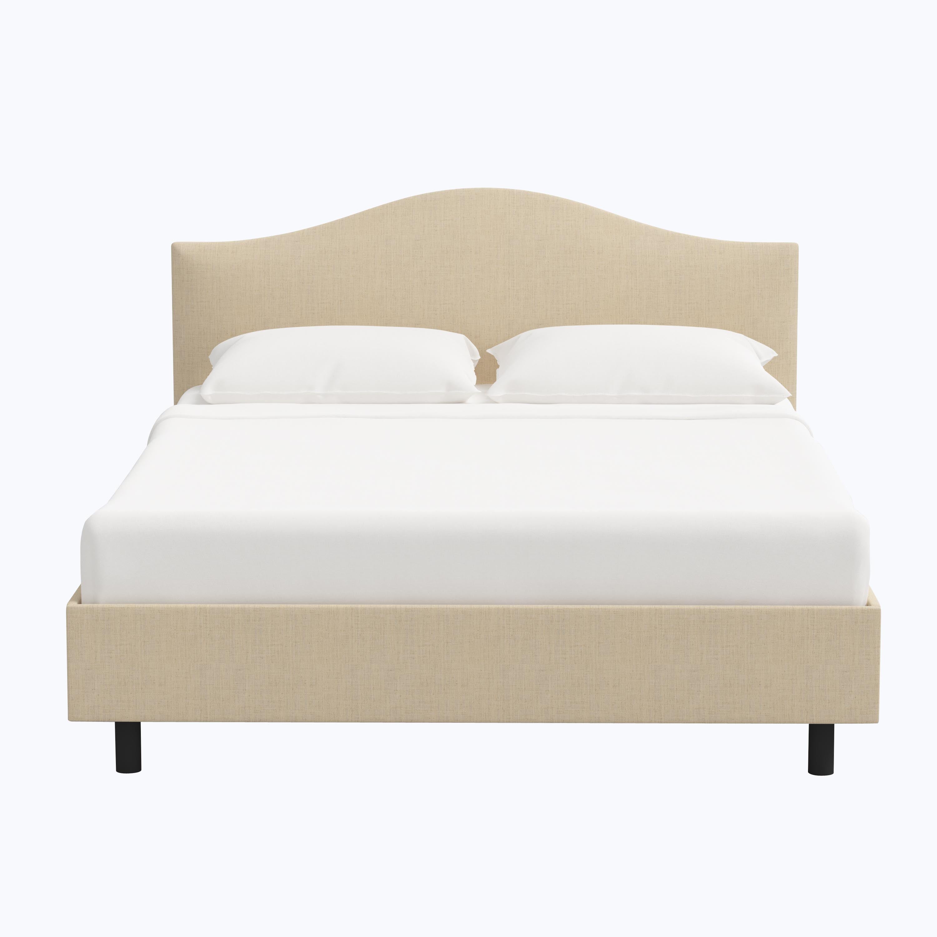 Wednesday Platform Bed Twin / Linen Natural