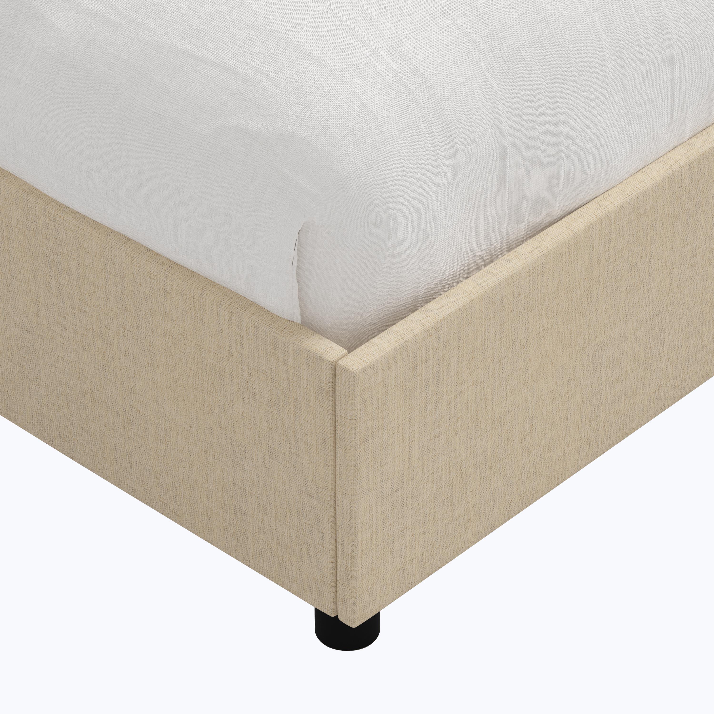 Wednesday Platform Bed Twin / Linen Natural