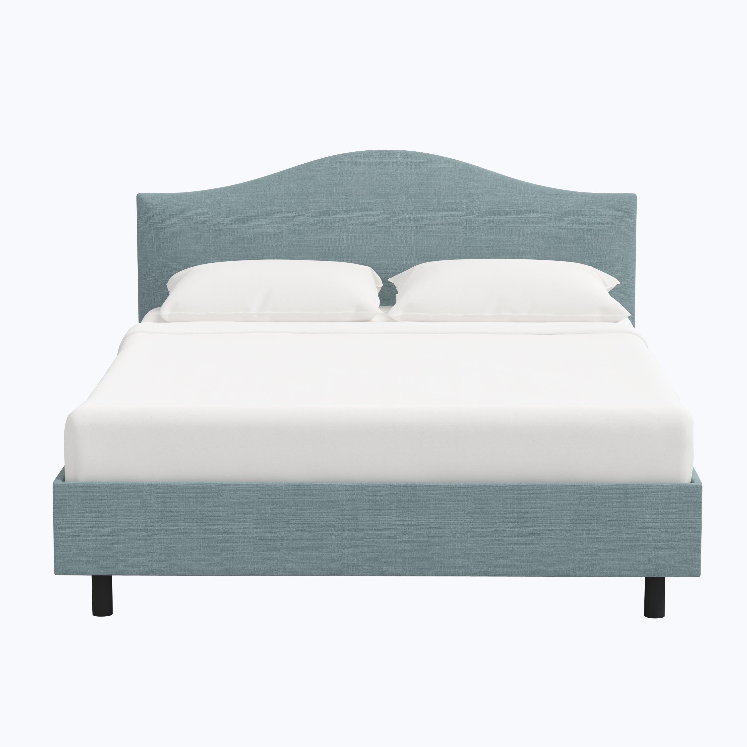 Wednesday Platform Bed Twin / Linen Seaglass